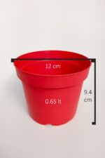 Üretim saksısı 12 cm çap 100 adet bol delikli - Görsel 2